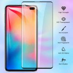 Wholesale Galaxy S10+ (Plus) [Updated Version] Fingerprint Sensor 3D Glass High Response Case Friendly Full Adhesive Glue Tempered Glass Screen Protector with Installation Kit (Black Edge)